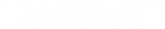 Computer Conditioning White Logo